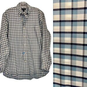 Lands End 100% Cotton Long sleeve button down Shirt, 16 – 34, front pocket‌‌‌‌